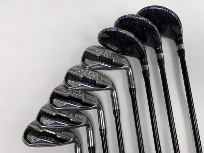 Cobra Fly-Z XL Combo Iron Set 4HY-6HY+7 Iron-PW+GW Fly XL 60g Lite Graphite RH
