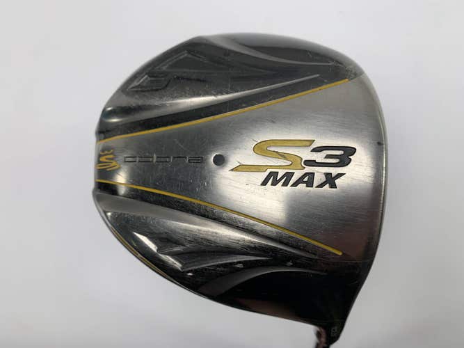 Cobra S3 Max Driver 10.5* Fujikura Blur Regular Graphite Mens RH Oversize Grip