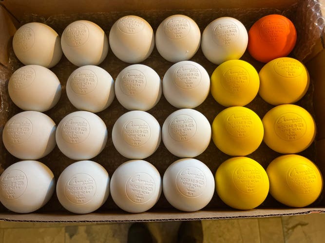 24 new champion lacrosse balls