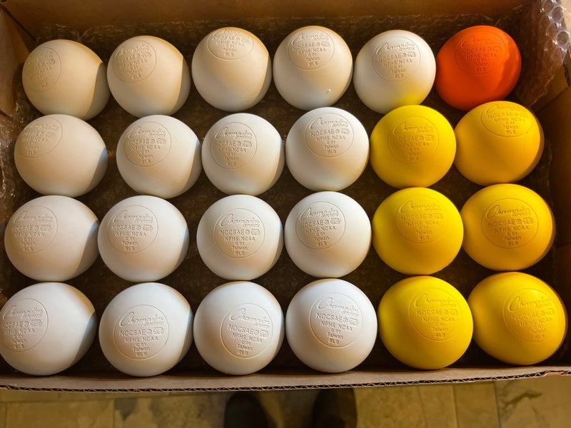 24 new champion lacrosse balls