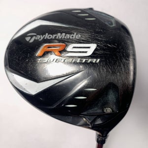 TaylorMade R9 SuperTri Driver 10.5* Fujikura Motore 60g Stiff RH Midsize Grip