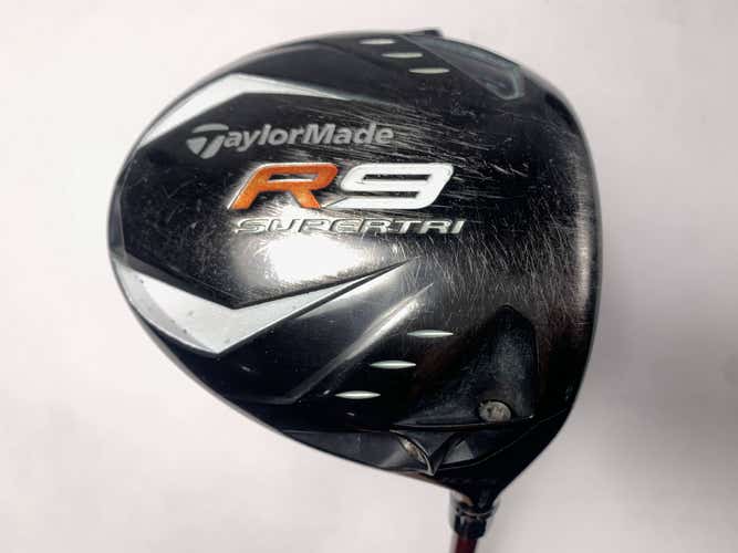TaylorMade R9 SuperTri Driver 10.5* Fujikura Motore 60g Stiff RH Midsize Grip