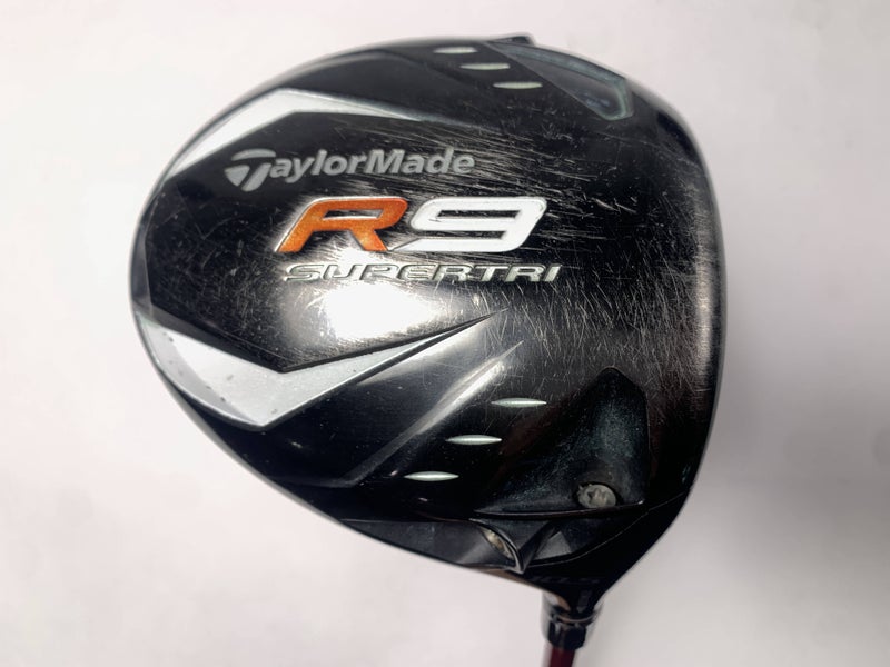TaylorMade R9 SuperTri Driver 10.5* Fujikura Motore 60g Stiff RH Midsize Grip