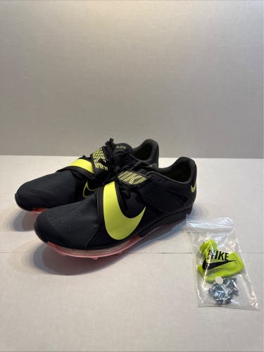 Size 8.5 Nike Air Zoom LJ Elite Black Anthracite Track Spikes Mens CT0079-001