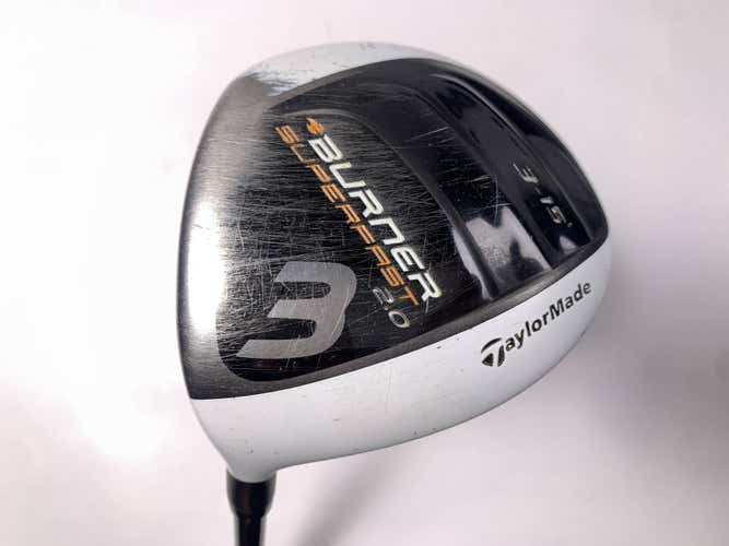 TaylorMade Burner Superfast 2.0 3 Fairway 15* Matrix Ozik XCON-4.8 Regular LH
