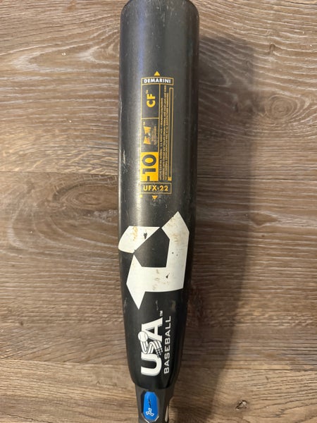 2022 DeMarini CF Zen Composite USABat Certified Bat (-10) 19 oz 29" (Used)