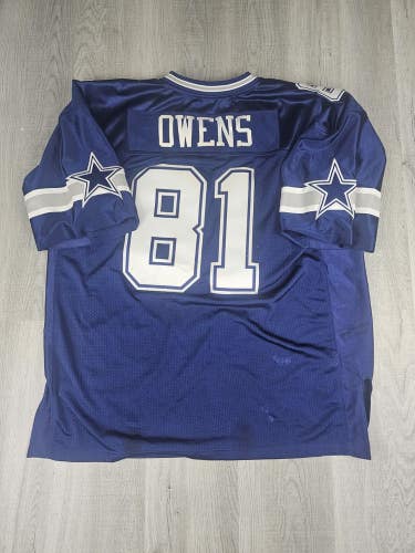 100% Authentic Mitchell & Ness 2007 Terrell Owens Dallas Cowboys Jersey SZ 56 3X