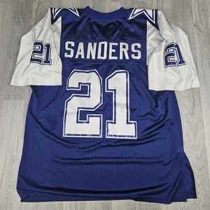 100% Authentic Deion Sanders Mitchell Ness 1995 Cowboys Jersey Size 52 2XL Mens