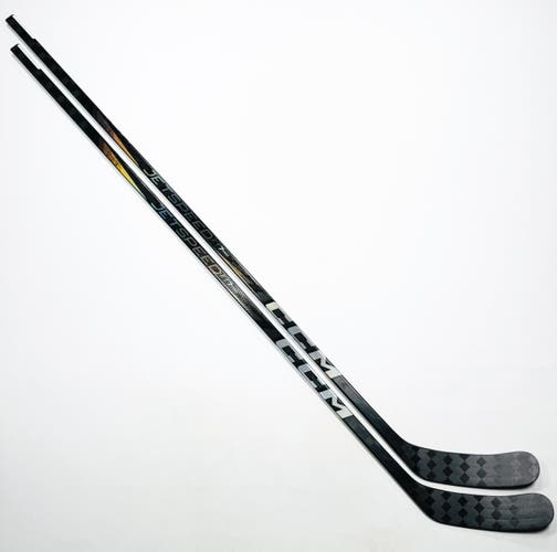 New 2 Pack Custom Black CCM JetSpeed FT7 Pro-LH-95 Flex-P90M-Grip W/ Bubble Texture