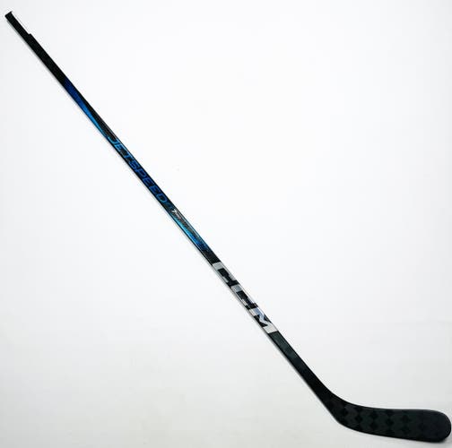 New Custom Blue CCM Jetspeed FT7 Pro Hockey Stick-LH-P88-90 Flex-Grip W/ Bubble Texture