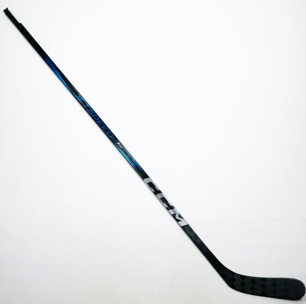 New Custom Blue CCM Jetspeed FT7 Pro Hockey Stick-LH-P88-90 Flex-Grip W/ Bubble Texture