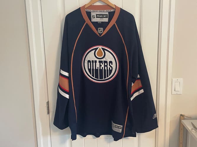 Authentic Vintage Reebok Edmonton Oilers Jersey Size XXL 2XL