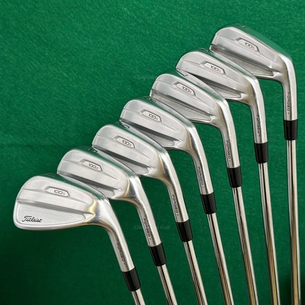 Titleist 2021 T100s Forged 5-AW Iron Set Project X LZ 5.5 115g Steel Regular
