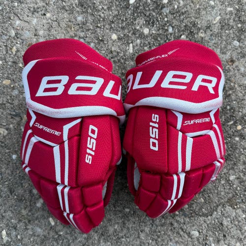 Bauer Supreme S150 Gloves Junior 11" (Used) Red
