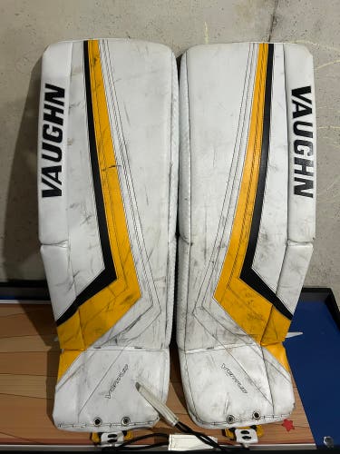 35" Vaughn Ventus SLR2 Goalie Leg Pads Pro Stock - Matt Murray - Pittsburgh Penguins