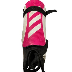 Used Adidas Soccer Shin Guards Junior Pink And White SM 11834-S000041218