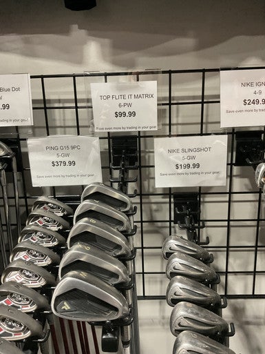 Used Top Flite IT MATRIX Mens Iron Set RH 6I-PW 11834-S000041401