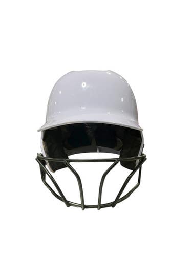 Used Evoshield HELMET W/ MASK Batting Helmet Mask White One Size 11834-S000041361