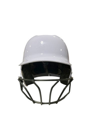 Used Evoshield HELMET W/ MASK Batting Helmet Mask White One Size 11834-S000041361