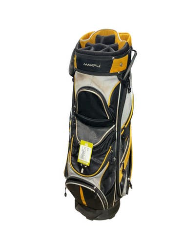Used Maxfli BLK/YELLOW CART BAG Womens Cart Bag Yellow 11834-S000041321