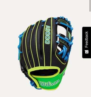 New 2025 FALL 11.25IN RHT BLACK/NEON GRN A2000 11834-WILWBW103462115