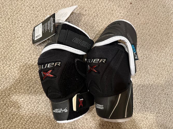Junior Large Bauer Vapor 1X Elbow Pads (New)