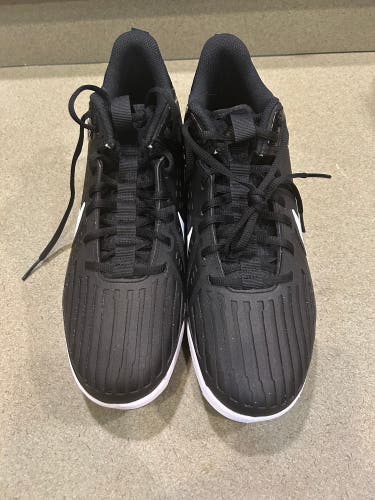 New  Nike Alpha Menace 4 Pro Football Cleats (FD7037-002, Black/Metallic Silver) men 10.5  (w 11.5)