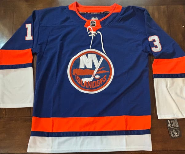 New York Islanders Matthew Barzal #13 Blue/White Jersey Adult XL (54) NWT