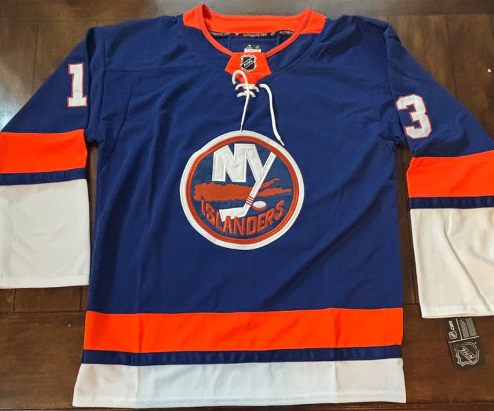New York Islanders Matthew Barzal #13 Blue/White Jersey Adult XL (54) NWT