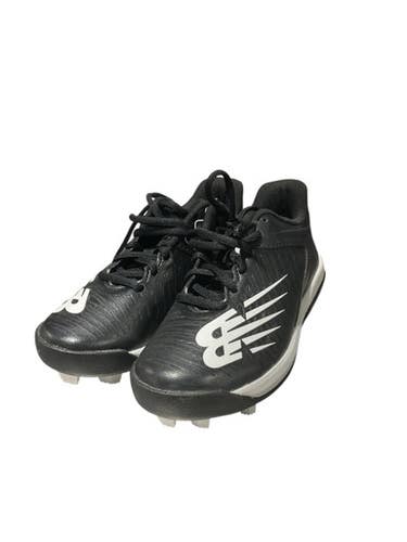 Used New Balance BLK/WHT CLEATS BB/SB Cleats Black Youth 12.0 11834-S000039708