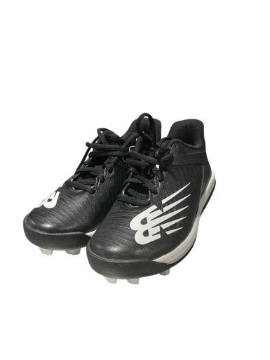 Used New Balance BLK/WHT CLEATS BB/SB Cleats Black Youth 12.0 11834-S000039708