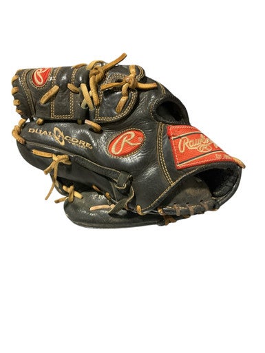 Used Rawlings DUAL CORE BB/SB Glove RH Throw Black 11 3/4" 11834-S000039005