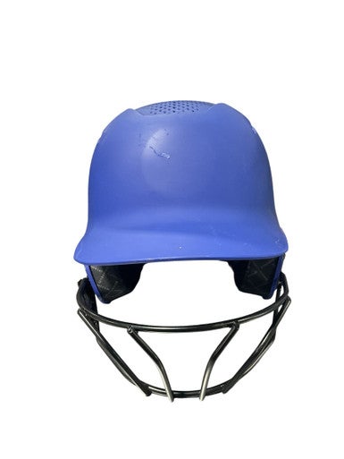 Used Evoshield EVOSHIELD NAVY HELMET Batting Helmet w/Mask Navy Blue One Size 11834-S000039032