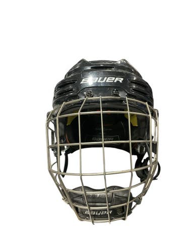 Used Bauer BAUER HELMET FULL CAGE Helmet Cage Combo Black MD 11834-S000039058