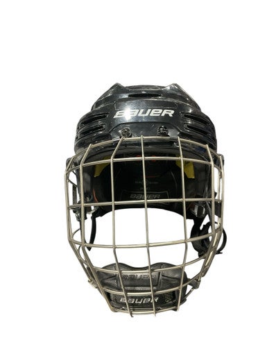 Used Bauer BAUER HELMET FULL CAGE Helmet Cage Combo Black MD 11834-S000039058