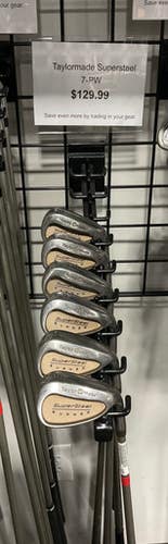 Used Taylormade SUPERSTEEL BURNER IRON SET Womens Iron Set RH 7I-PW 11834-S000041039