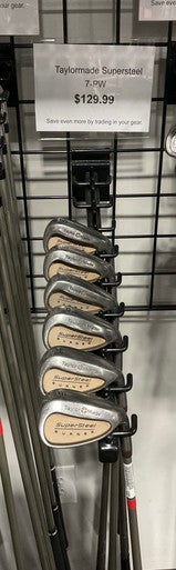 Used Taylormade SUPERSTEEL BURNER IRON SET Womens Iron Set RH 7I-PW 11834-S000041039