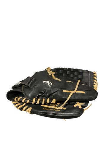 Used Rawlings RSB SOFTBALL SERIES BB/SB Glove RH Throw Black 13" 11834-S000039816