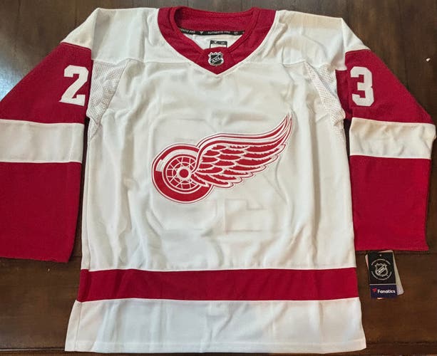 Detroit Red Wings Lucas Raymond White Jersey Adult Large (52)New With Tags