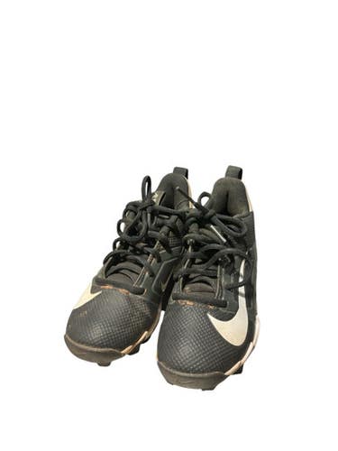 Used Nike ALPHA CLEATS BB/SB Cleats Black Youth 13.0 11834-S000041152