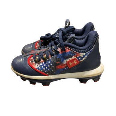 Used Under Armour BASEBALL CLEATS BB/SB Cleats Navy Blue Junior 01 11834-S000041155