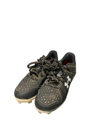 Used Under Armour LEAD OFF BB/SB Cleats Black Junior 01 11834-S000041163
