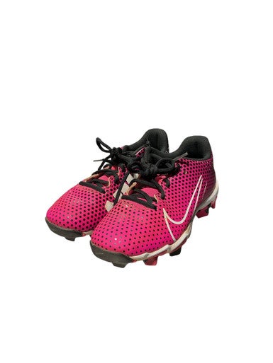 Used Nike HYPER DIAMOND 4 BB/SB Cleats Pink Junior 02.5 11834-S000041167