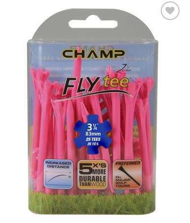 New FLY TEE 2 3/4 PINK 30CT 11834-JMG75661