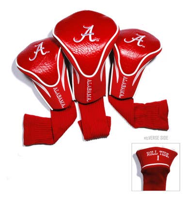 New ALABAMA 3PACK GLOVE CLUB HEADCOVERS 11834-JMG55508-101