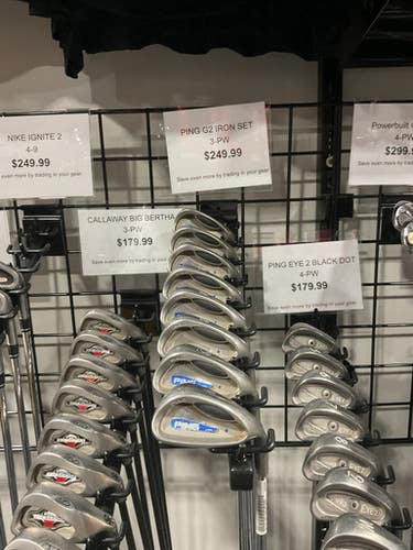 Used Ping G2 IRON SET Mens Iron Set RH 3I-PW 11834-S000041195
