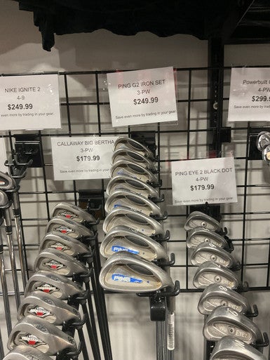Used Ping G2 IRON SET Mens Iron Set RH 3I-PW 11834-S000041195