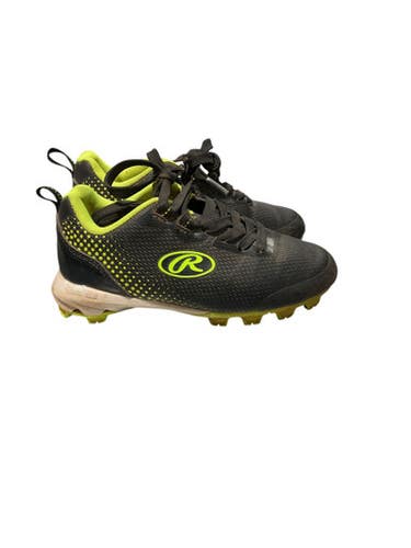 Used Rawlings BB CLEAT BB/SB Cleats Black Youth 11.0 11834-S000033049