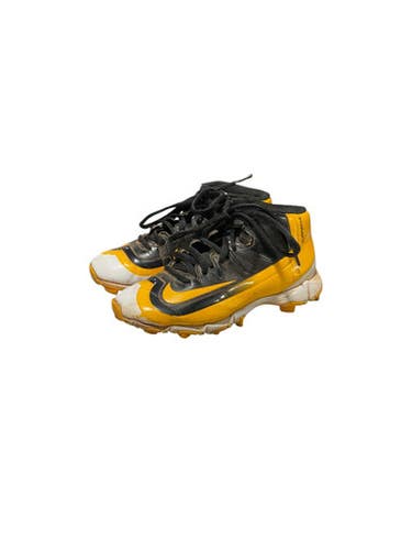 Used Nike YELLOW CLEATS BB/SB Cleats Yellow Youth 13.0 11834-S000033595