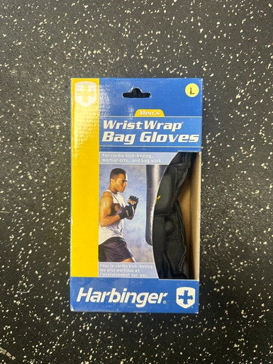 Used Harbinger Martial Arts Gloves Navy Blue LG 11849-S000032328